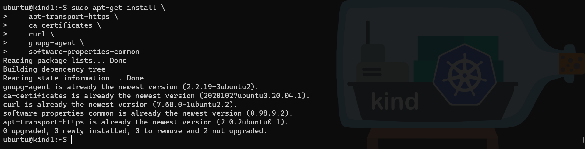 Multipass Docker dependencies install