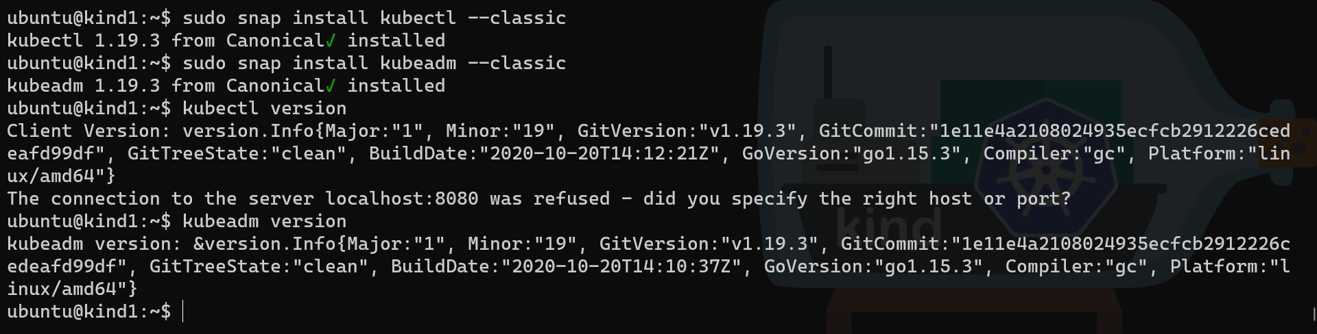 Multipass Kubernetes tools install