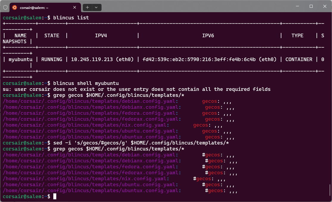 Comment the gecos field