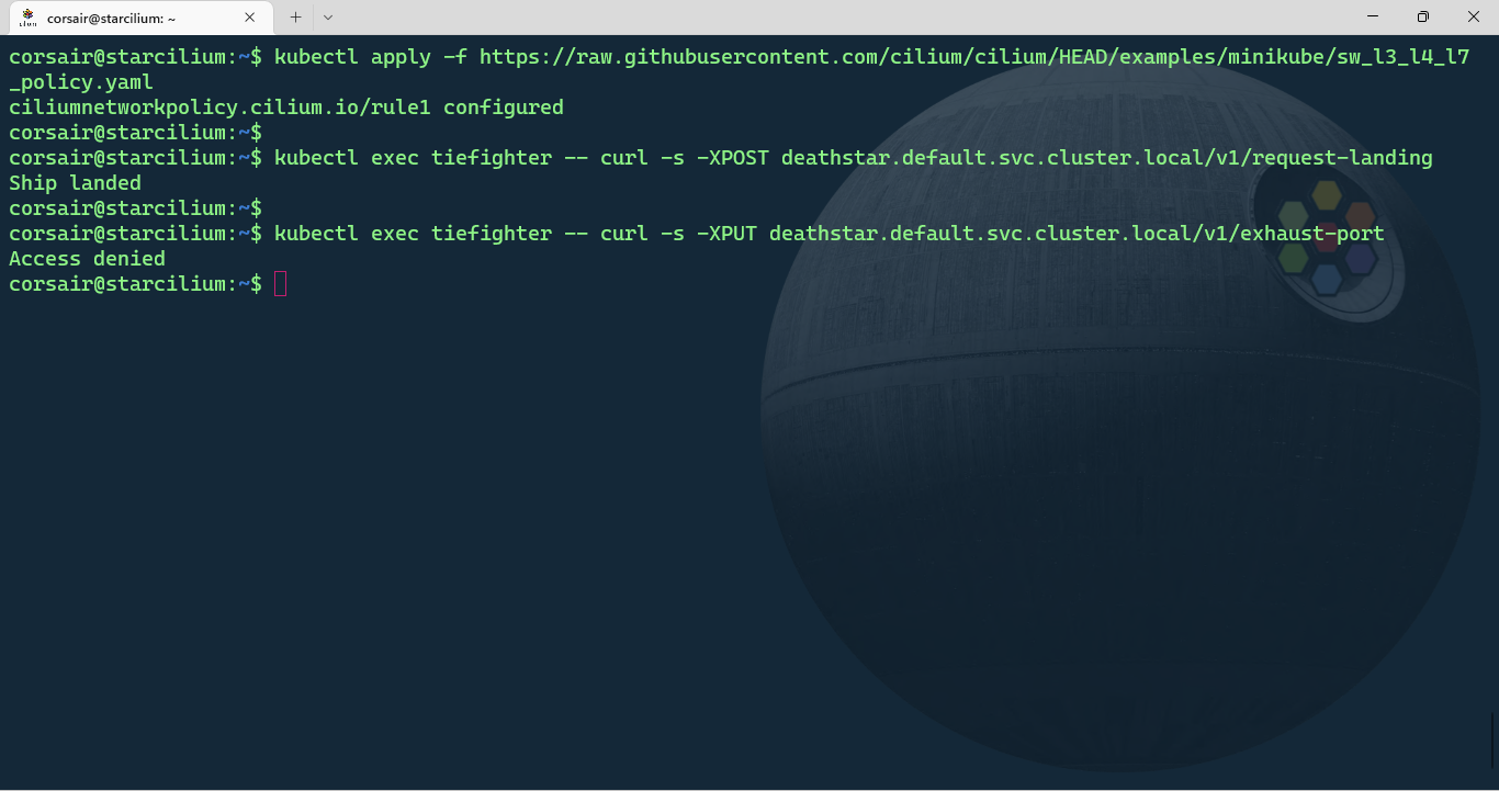 Destroy the Deathstar from a Tiefighter pod