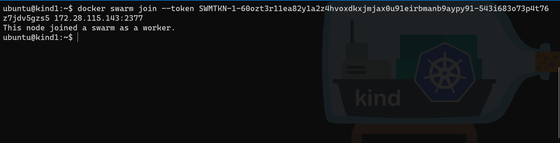 Multipass VM docker join
