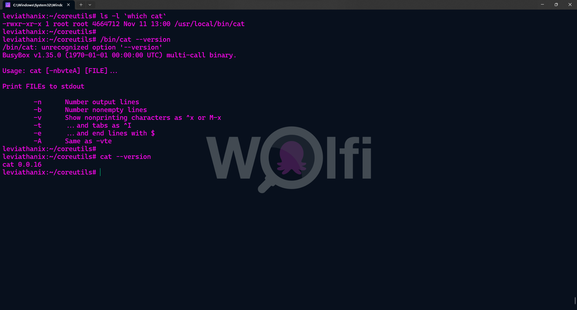 Install the Rust coreutils